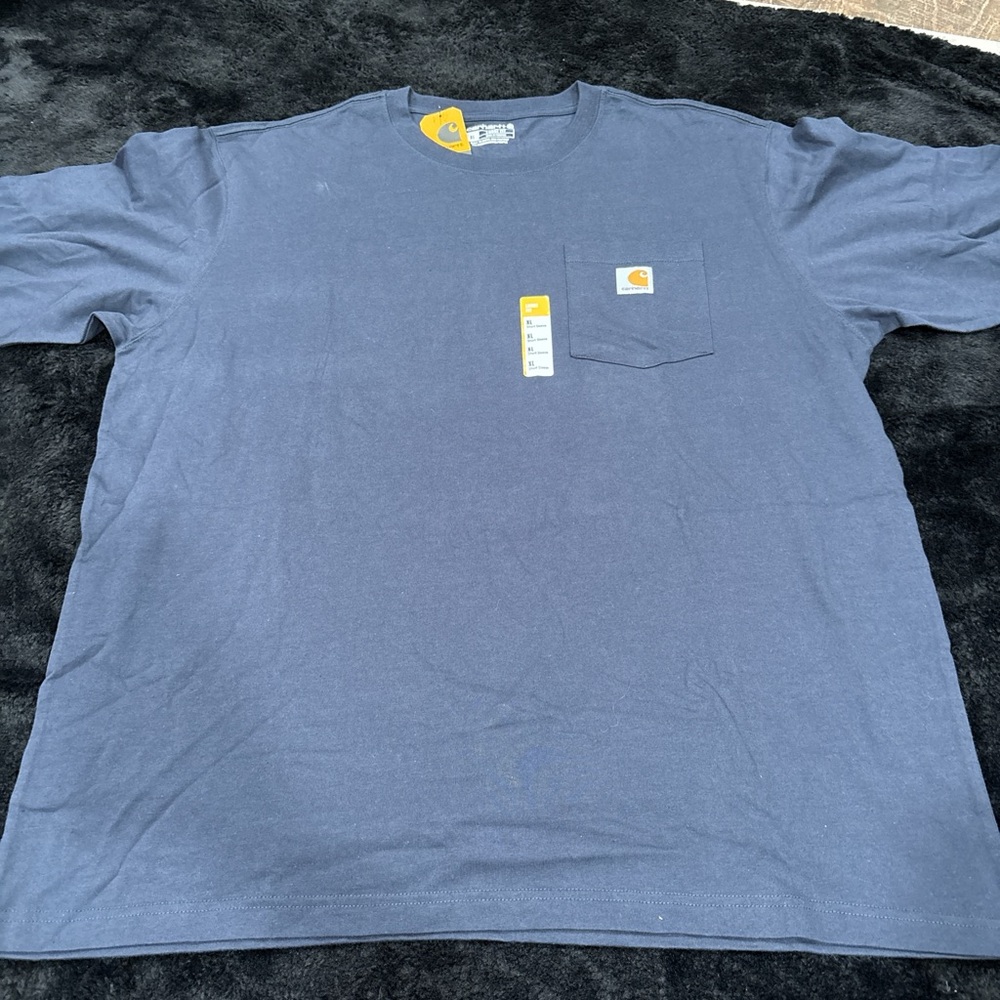 Carhartt Men's loose fit Navy Short Sleeve Tee